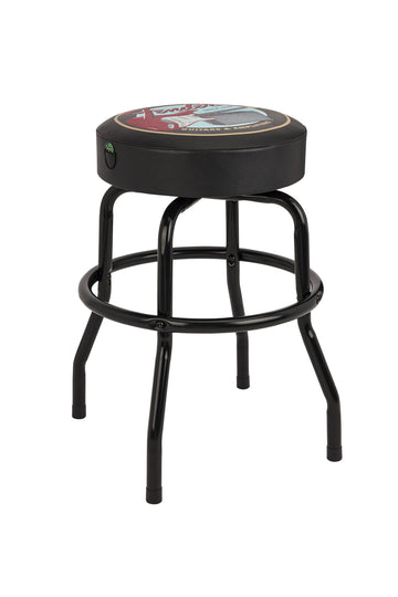 Guitars And Amps Pick Pouch Barstool Black-Black 24"