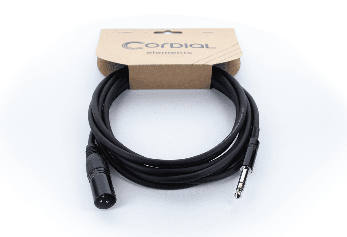 Audiokabel XLR Stecker / Stereo-Klinkenstecker - 50 CM
