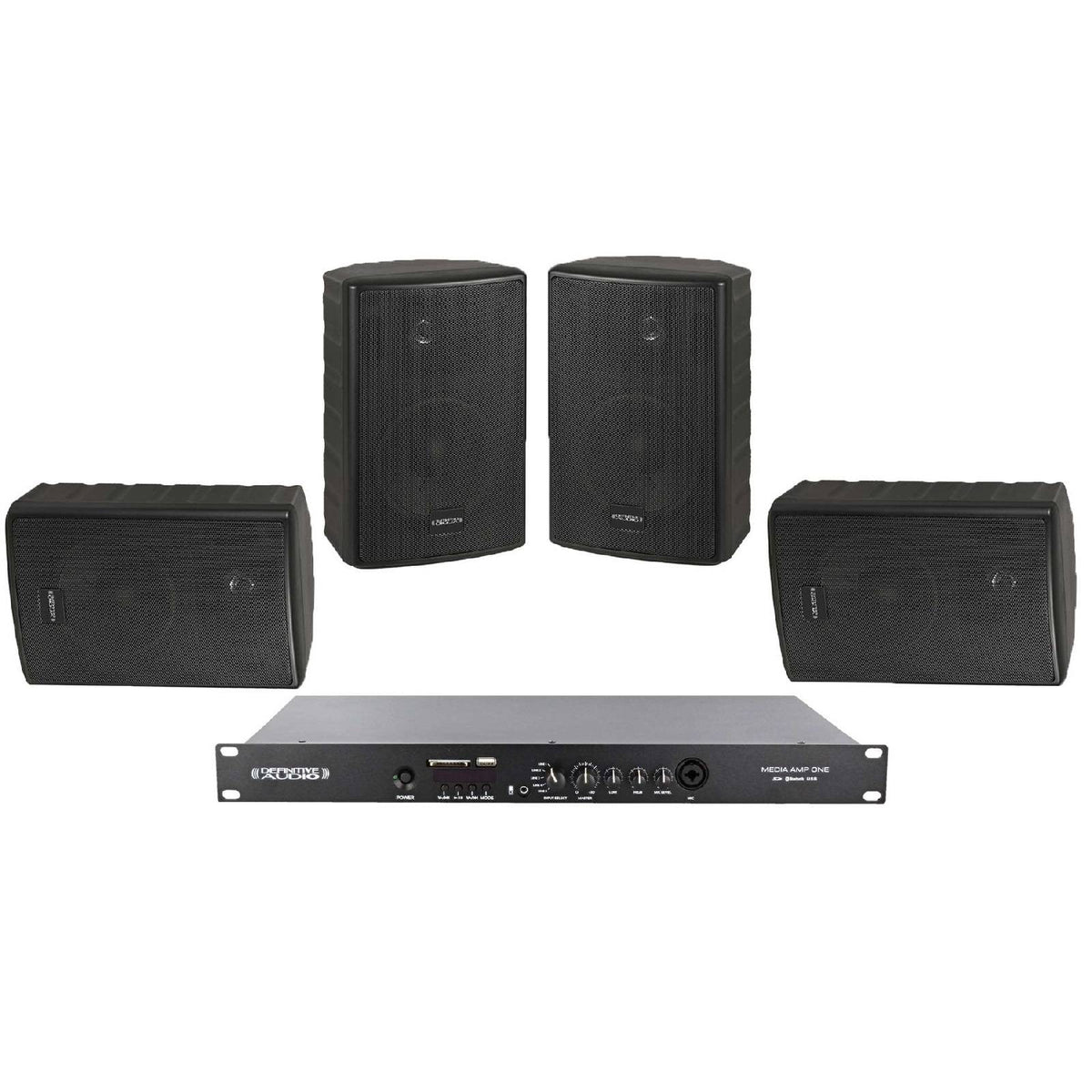 Definitive Audio Set Install Resto Schwarz