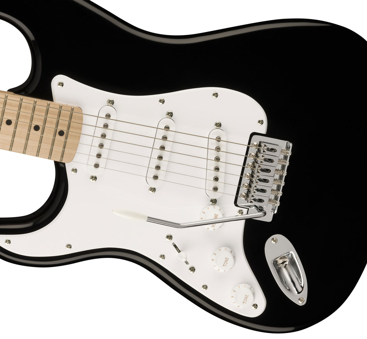 Stratocaster Lh Sonic Mn Schwarz