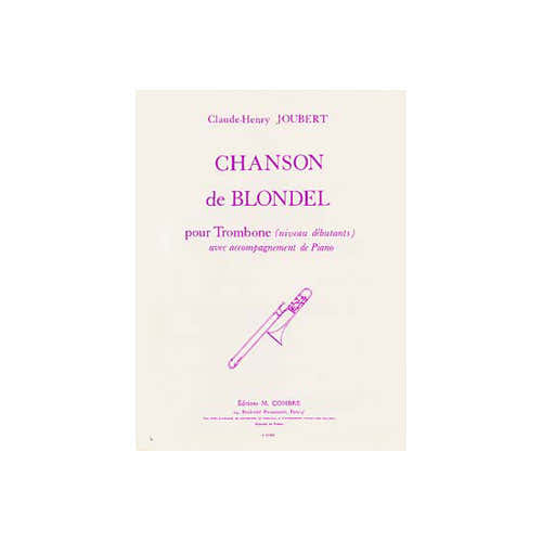 Joubert - Chanson De Blondel - Trombone et Piano