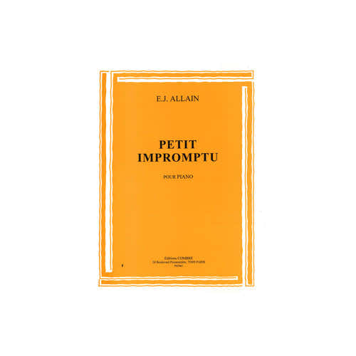 Allain - Petit Impromptu - Piano