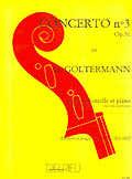 Edition Delrieu Goltermann Georg - Concerto N°3 Op.51 En Si Min. - Premier Mouvement - Violoncelle Piano