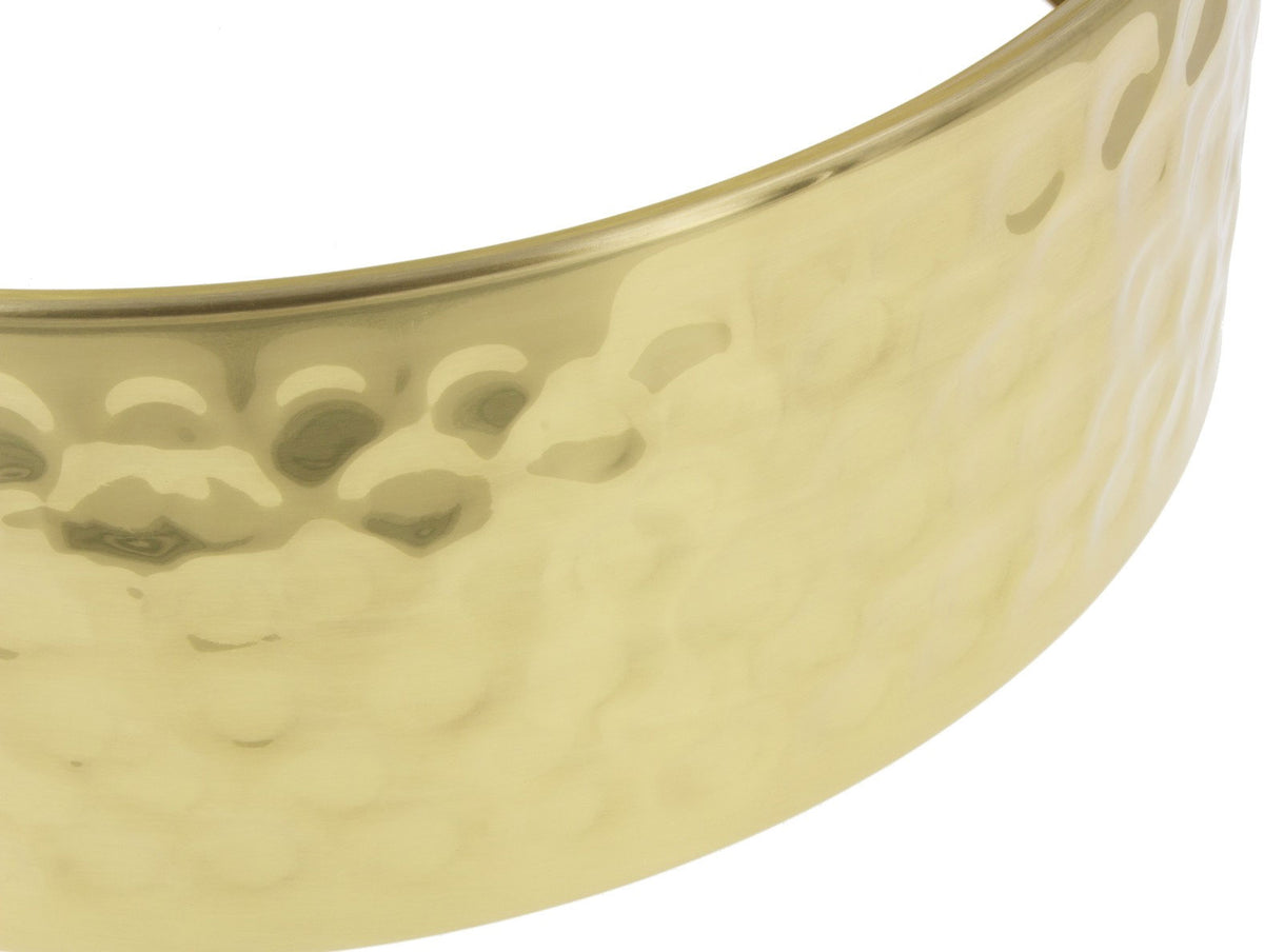 Shb14065 14" X 6.5" Gehämmerter Messingkessel Snare Drum