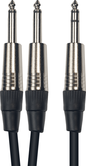Kabel 2 Mono-Klinke Stereo-Klinke 6 M