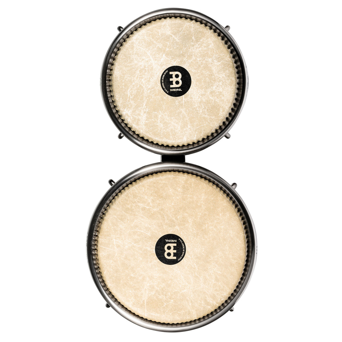 Artist Series Bongo Roberto Serrano REMO® Fiberskyn Heads - 7" & 8 1/2" Pearl White