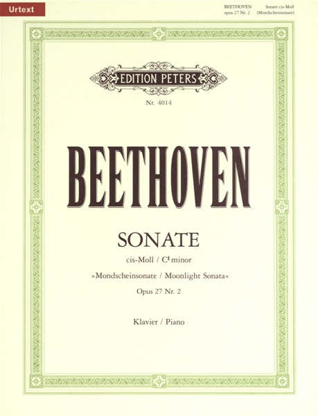 Beethoven Ludwig Van - Sonata In C# Minor Op.27 No.2 "moonlight" - Piano