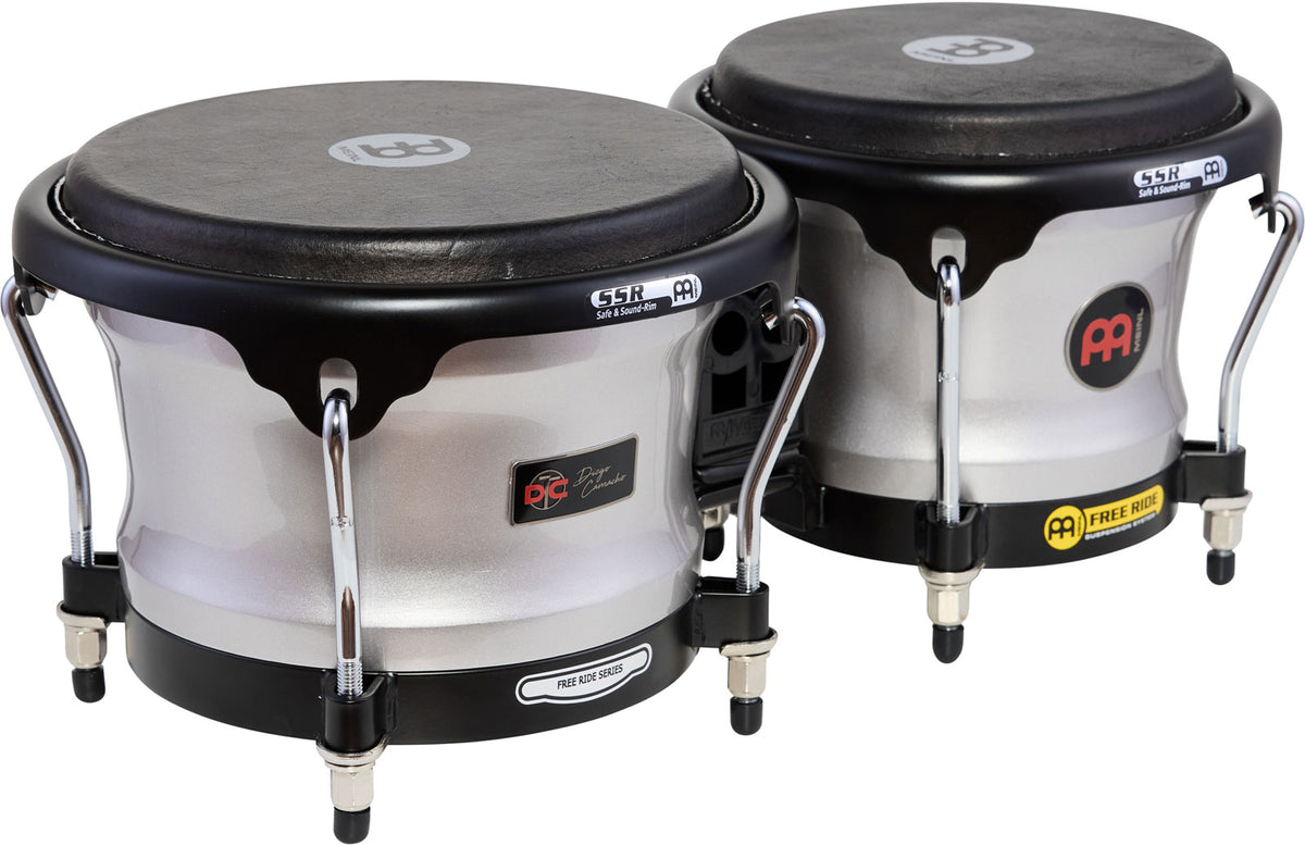 DC400PG - Diego Camacho Signature 7" & 8 1/2" Bongo - Pearl Grey