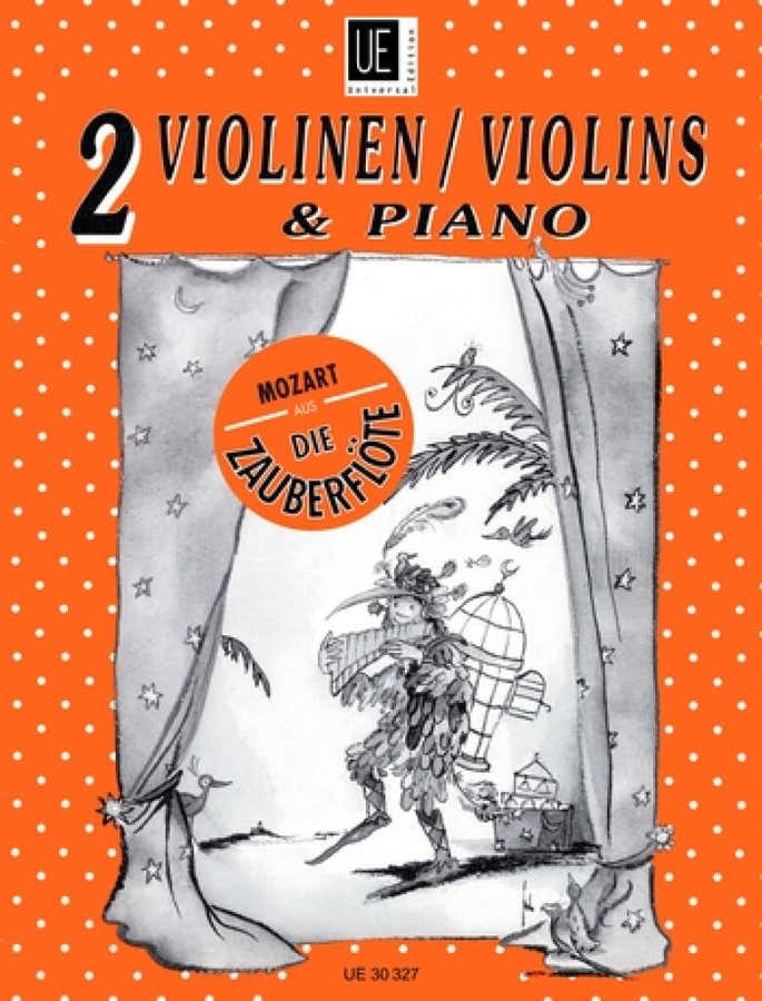 Mozart W. A. - Die Zauberflöte für 2 Violinen & Klavier