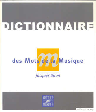 Wörterbuch der Musikbegriffe Neue Ausgabe J.siron
