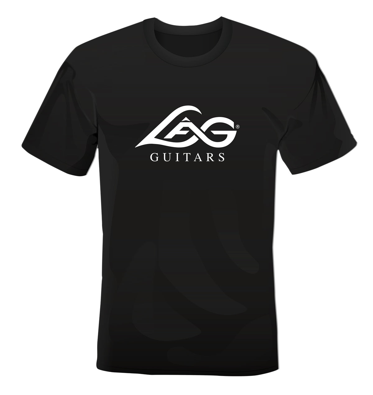 T-Shirt LÂG Schwarz logo weiß XL