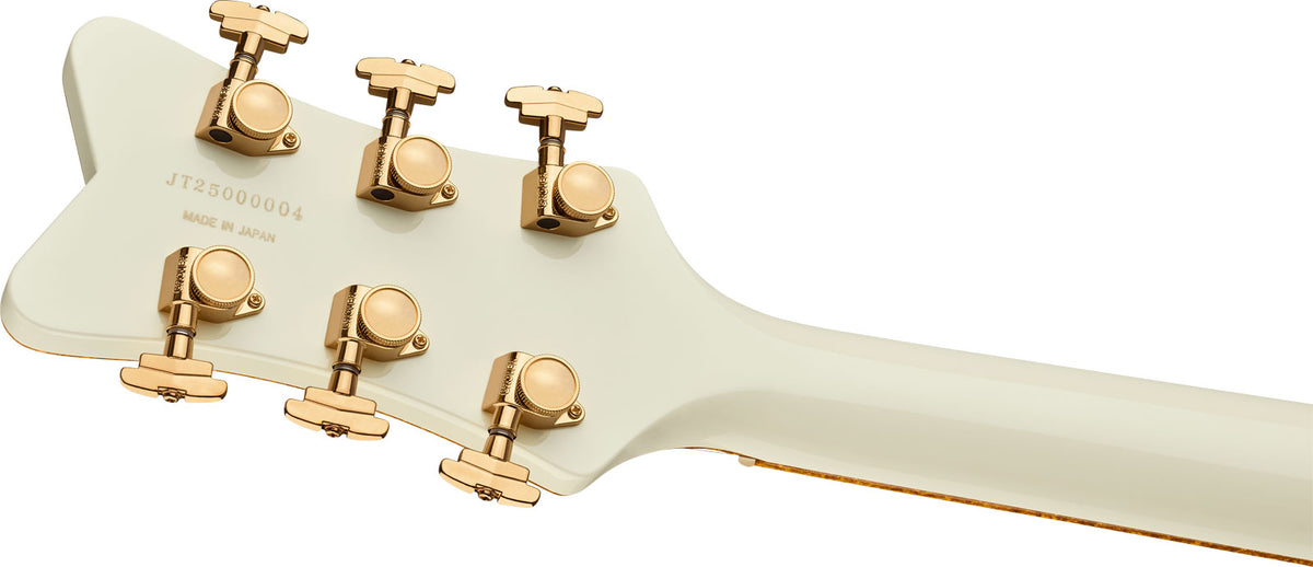 Falcon Center Block LTD with String-Thru Bigsby and Gold Hardware EBO Vintage White