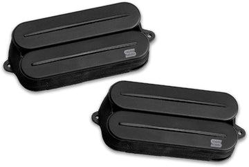 Humbucker Black Jupiter Rails, Signature Wes Hauch, Satz, Schwarz