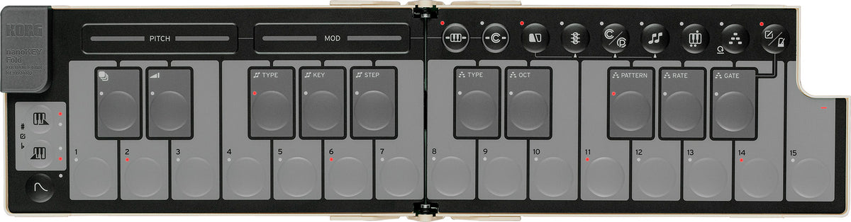 Korg NanoKey Fold Sand Beige