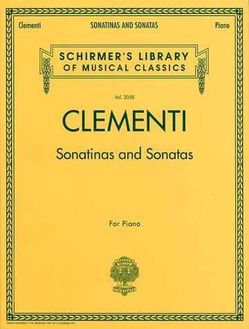 CLEMENTI SONATINAS AND SONATAS - PIANO COLLECTION - 2058 - PIANO SOLO