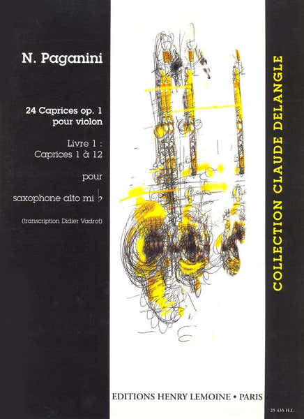 Paganini N. - Caprices (24) Vol.1 - Saxophone Solo