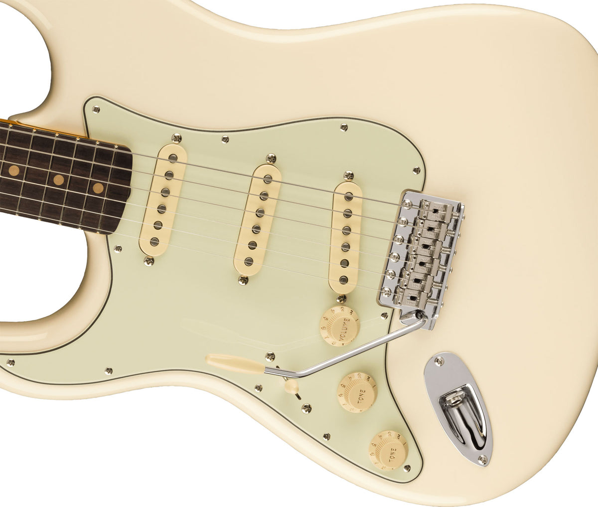 Stratocaster 1961 Lh American Vintage II Rw Olympic White