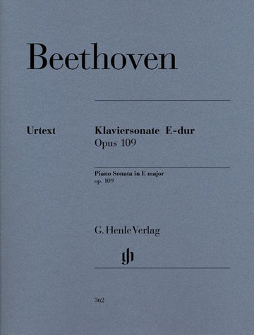 Beethoven L.V. - Piano Sonata No. 30 E Major Op. 109