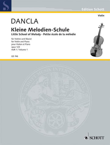 Dancla Charles - Kleine Melodieschule Op. 123 Band 1 - Violine und Klavier