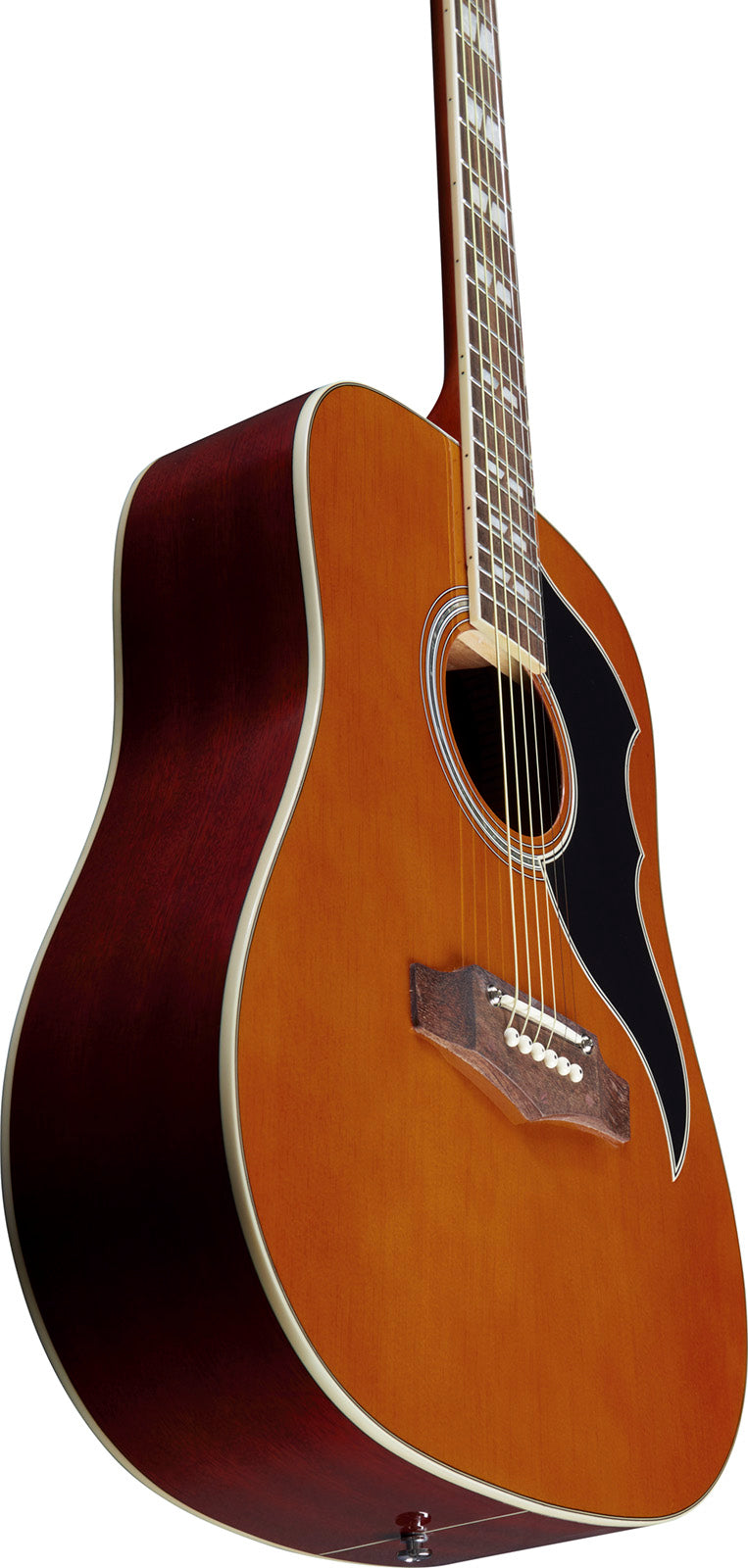 Ranger VI EQ Vintage-Neuauflage Dreadnought Naturdecke gebeizt