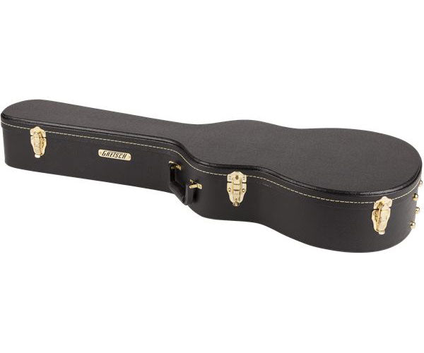G6296 Rundhals-Resonator-Flattop-Koffer, schwarz