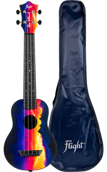 TUSLEE Elise Ecklund Long Neck Travel Ukulele -