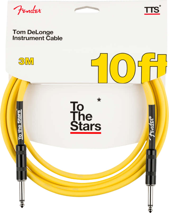Tom Delonge 10' To The Stars Instrumentenkabel Graffitigelb