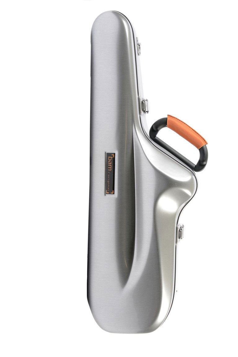 Altsaxophon-Etui Cabine La Defense - Gebürstetes Aluminium