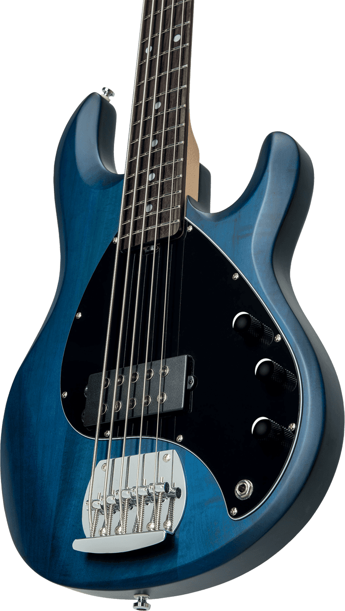 Stingray5 In Trans Blue Satin 5-String
