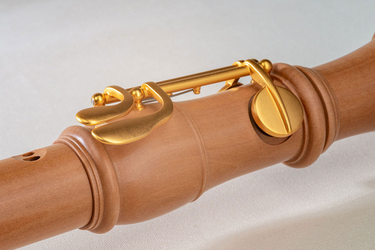 Denner Tenor mit Doppelklappe 5416 - Birnbaumholz (barocke Griffweise)