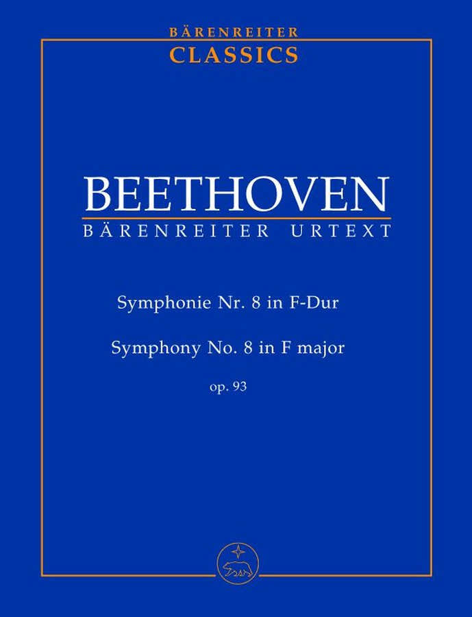 Beethoven L.V. - Symphonie NR. 8 In F-dur F-dur Op. 93 - Conducteur Poche