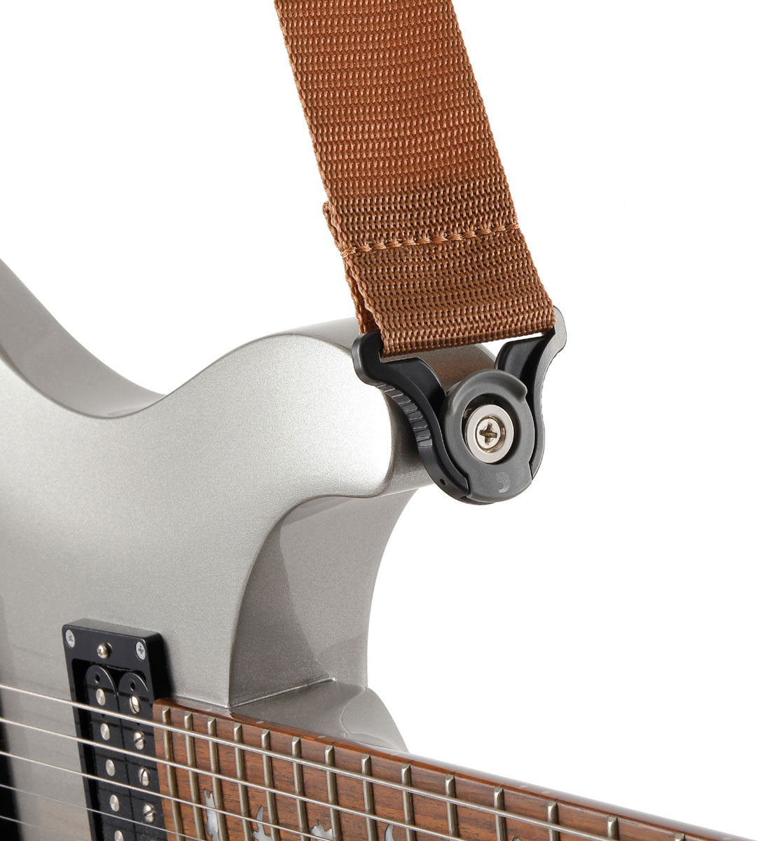 Auto-Lock-Gitarrengurt, Braun