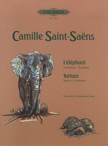 SAINT-saens Camille - The Elephant / Tortoises - Double Bass And Piano