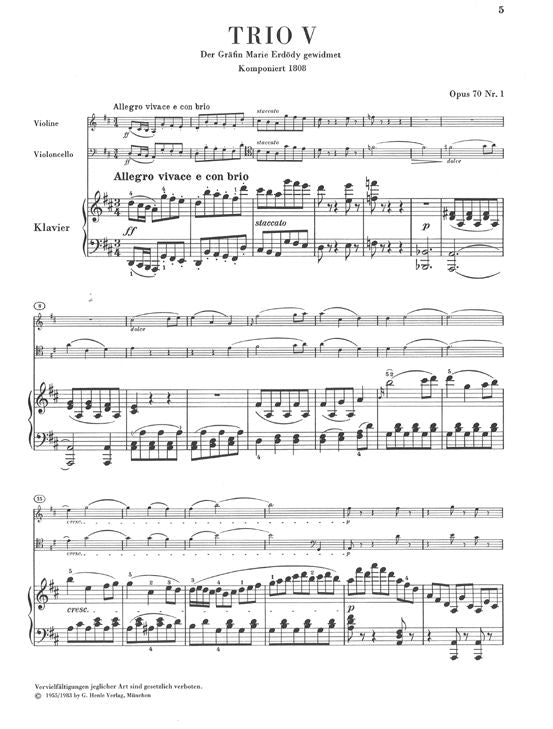Beethoven L.V. - Piano Trios Volume Ii