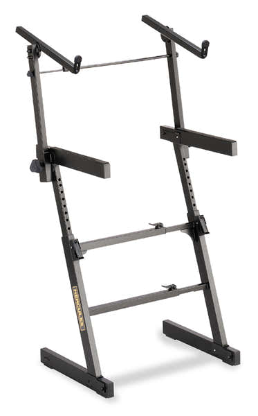 Hercules Stands Doppel-Tastaturständer KS410B Schwarz