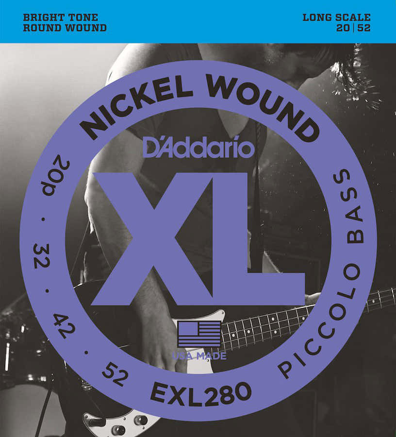 EXL280 Nickel umsponnen lange Mensur Piccolo-Bass 20-52
