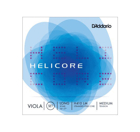 D'ADDARIO STRING SET FOR HELICORE VIOLA "LONG SCALE" TENSION MEDIUM