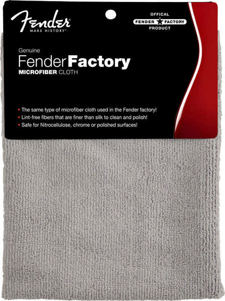 Fender Factory Mikrofasertuch Grau