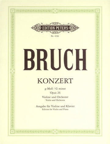 Bruch Max - Concerto No.1 In G Minor Op.26 - Violin And Piano