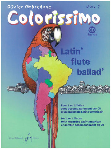 Ombredane Olivier - Colorissimo Vol.1 + CD - Flute