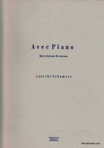 Music Sakamoto R. - Avec Piano - Merry Christmas Mister Lawrence - Piano