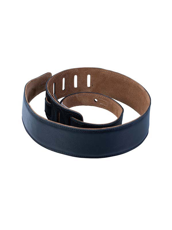 Gepolstertes Leder Mit Wildleder-Rückseite 6,4 Cm - Schwarz
