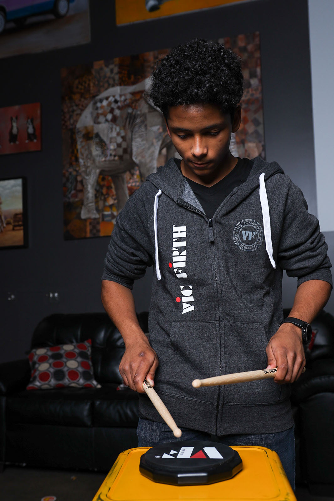 Zip-up Hoodie Logo XS