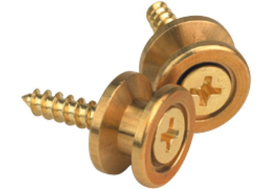 D'ADDARIO Endstifte aus massivem Messing - Messing (Paar)