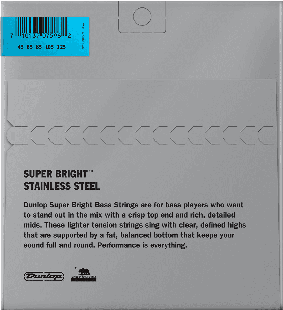 BASS SET SB STEEL SHORT 45-125 5 STRINGS