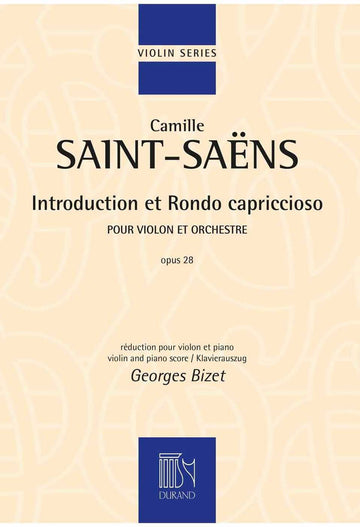 SAINT SAENS C. - INTRODUCTION ET RONDO CAPRICCIOSO - VIOLON ET PIANO
