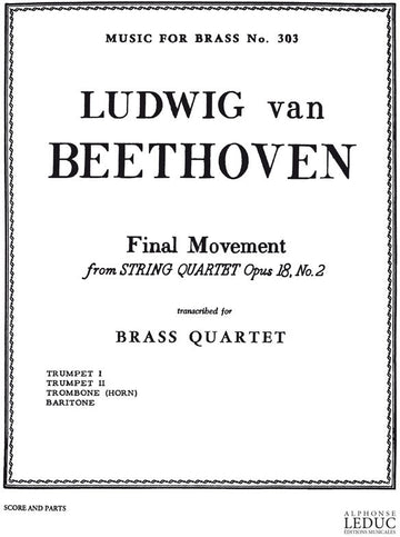 String Quartet Op.18 No.2 In G - Final Movement