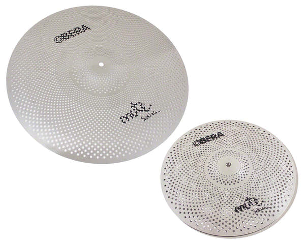Obera Cymbals MUTE 2X SILENT CYMBALS SET - 14" 20"