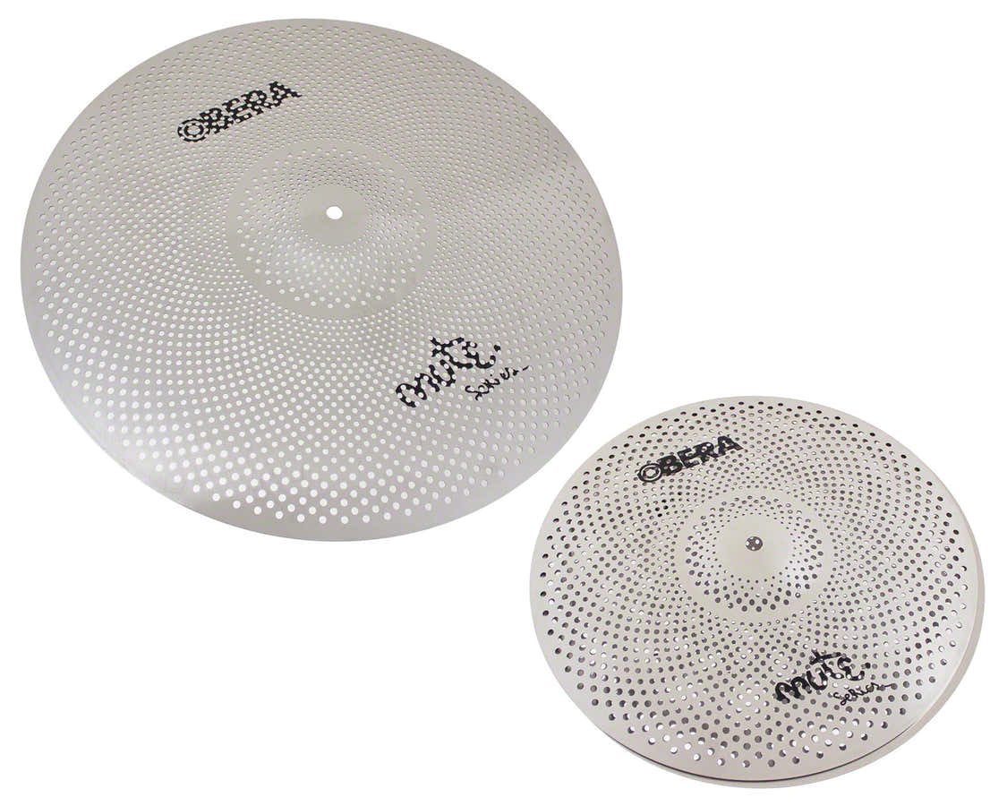 MUTE 2X SILENT CYMBALS SET - 14" 20"