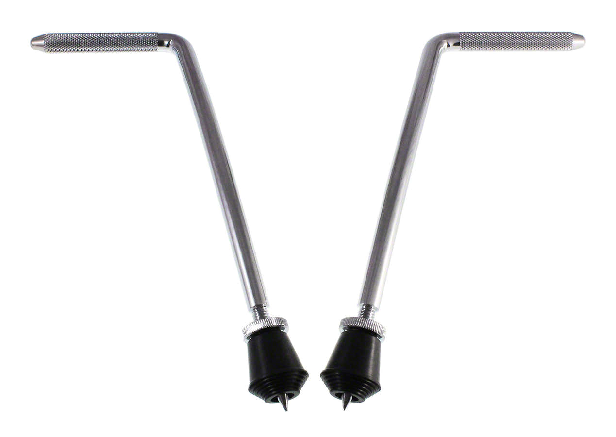 BDS7-15 Gebogene Bassdrum-Spikes 1.5mm (X2)